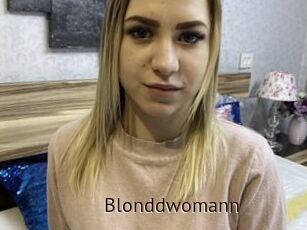 Blonddwomann